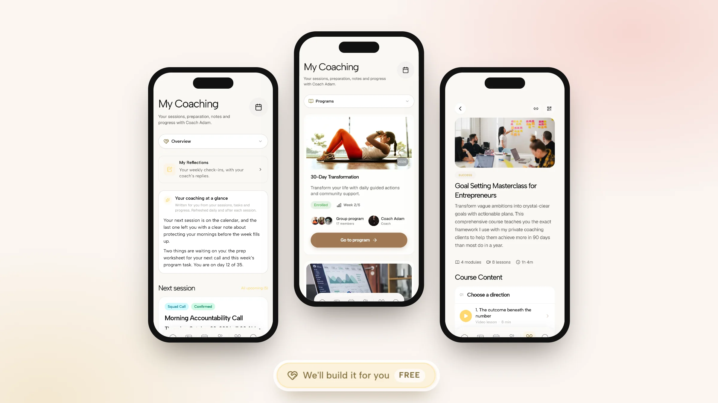 Coaching Portal: What Clients Should See When They Log In