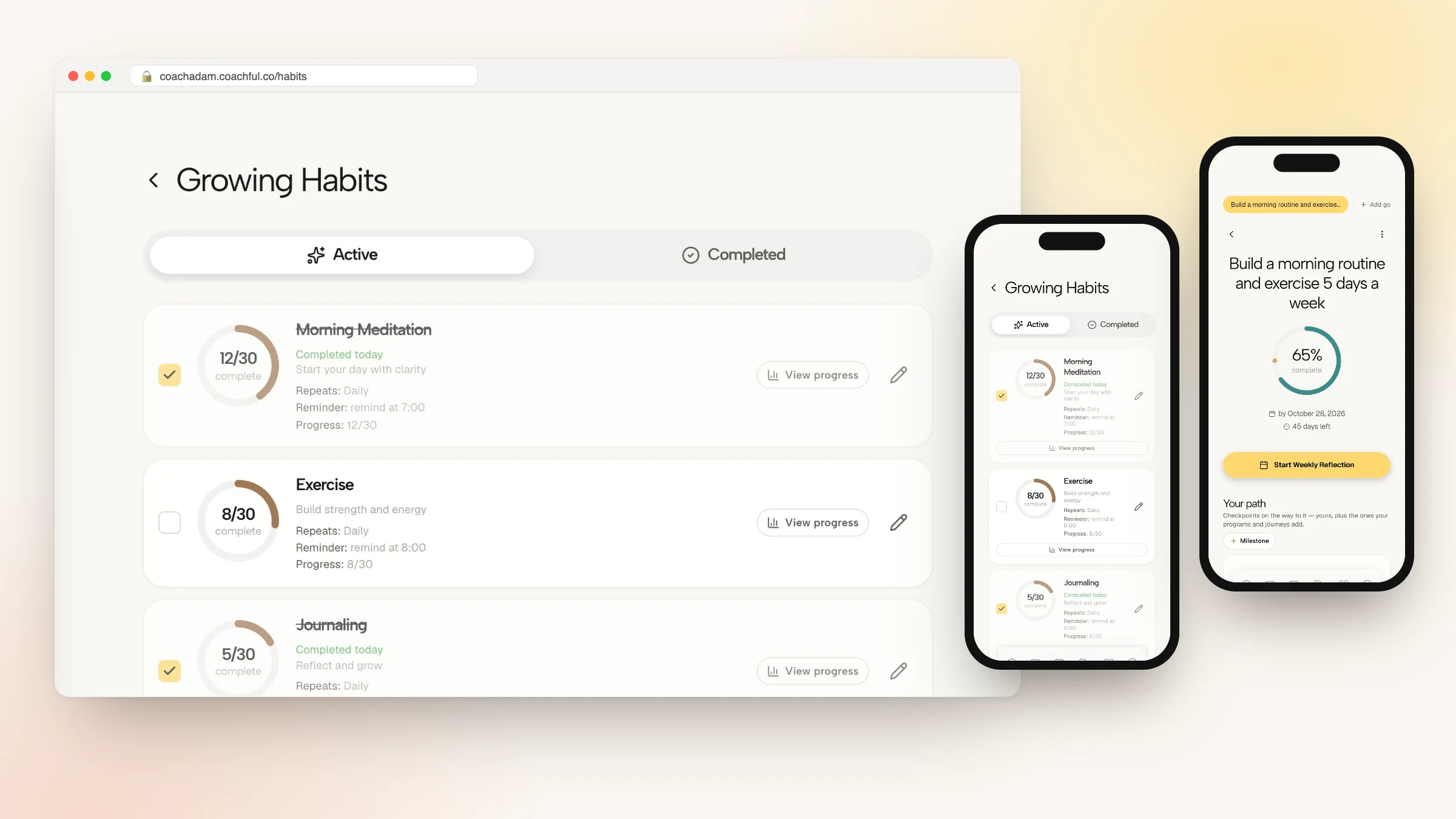 Habit Tracker Template: Printable Monthly and Weekly Grids