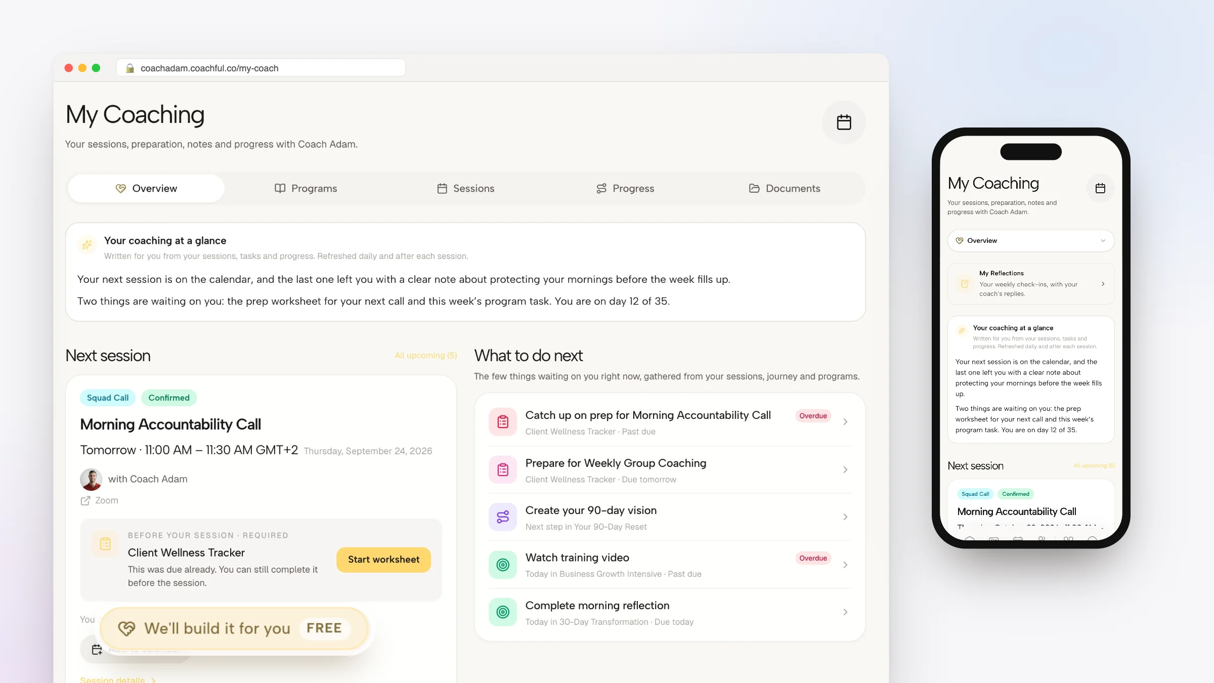 How to Create a Life Coaching Program People Stay In