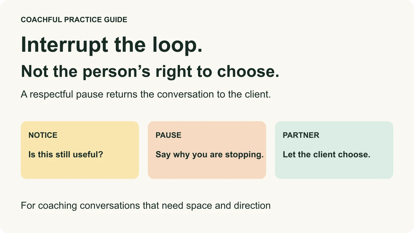 How to Handle a Talkative Coaching Client: 7 Respectful Moves