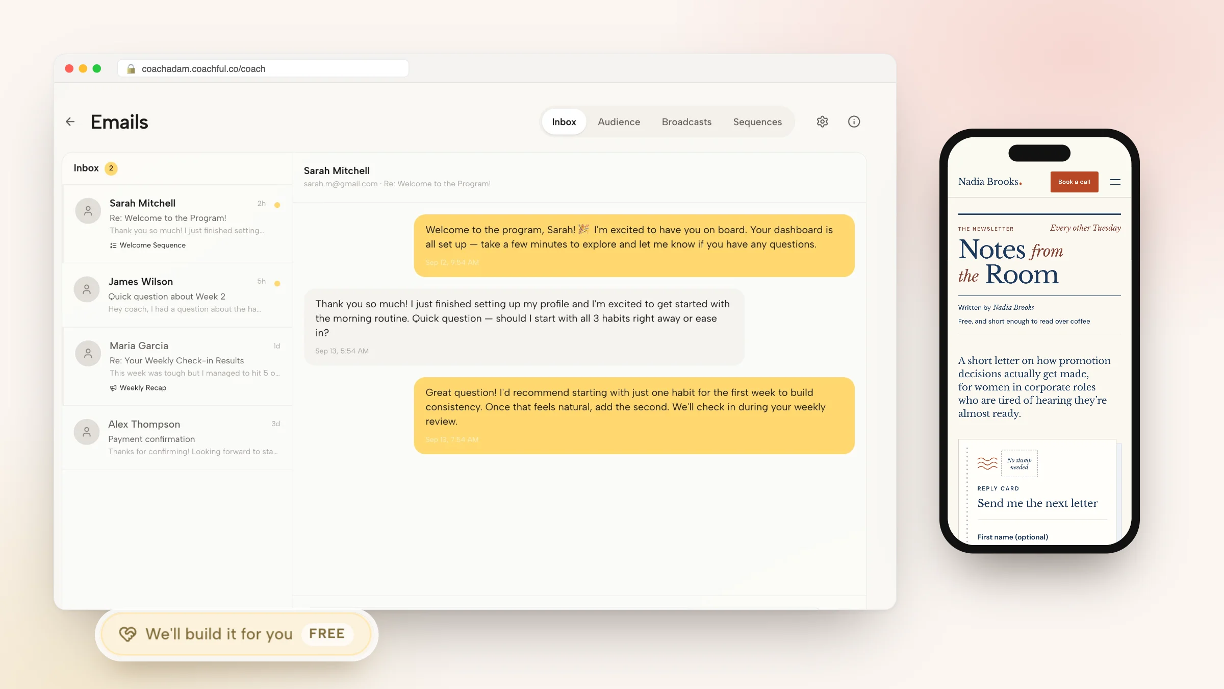 Welcome Email Sequence for Coaches: 5 Emails to Copy