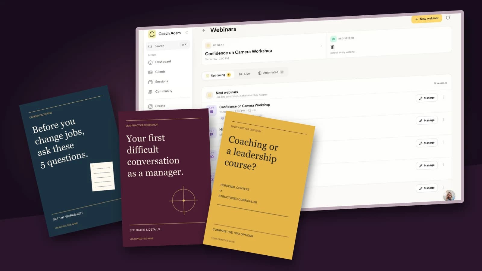 Pinterest Pin Templates for Coaches: 5 Examples to Adapt