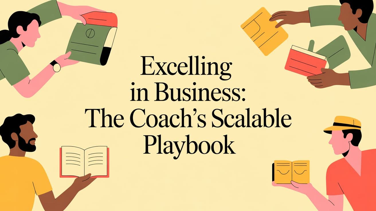 Excelling in Business: The Coach's Scalable Playbook