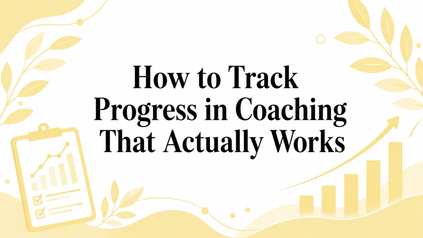 How to Track Progress in Coaching That Actually Works