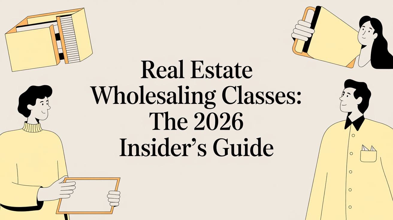 Real Estate Wholesaling Classes: The 2026 Insider's Guide