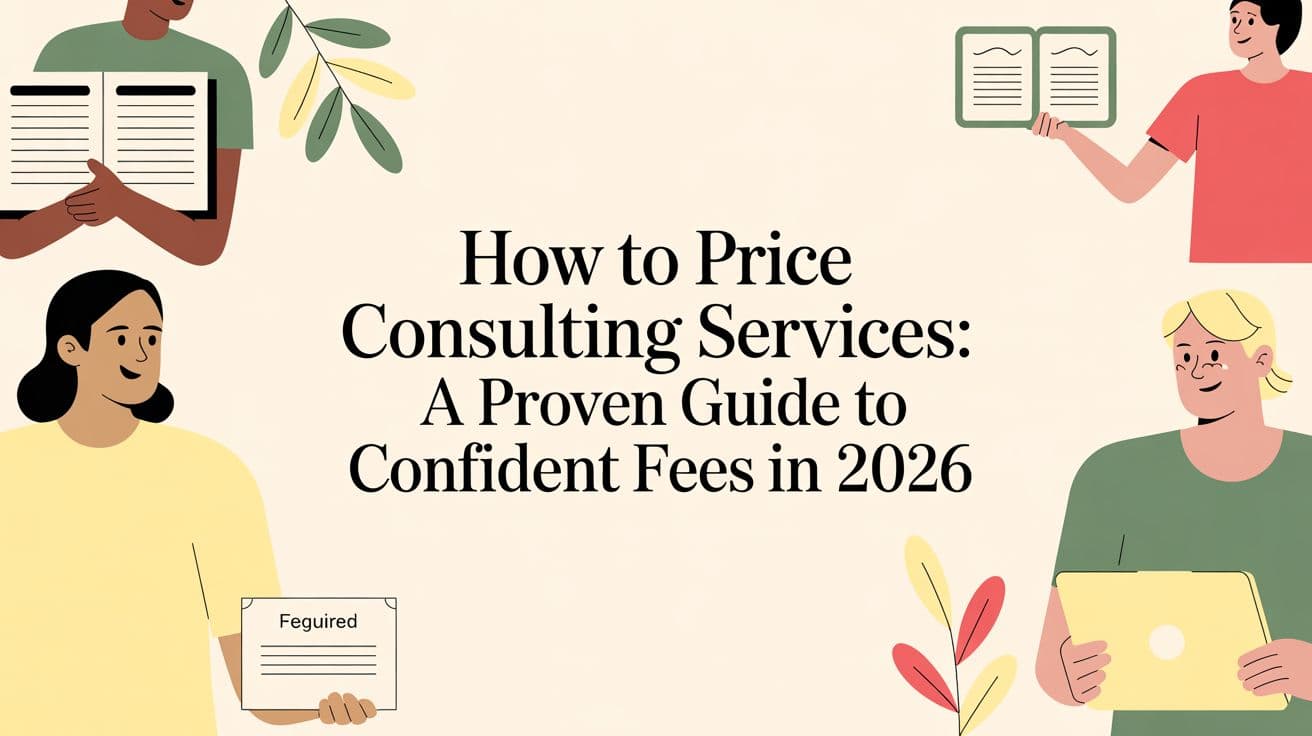 How to price consulting services: A Proven Guide to Confident Fees in 2026