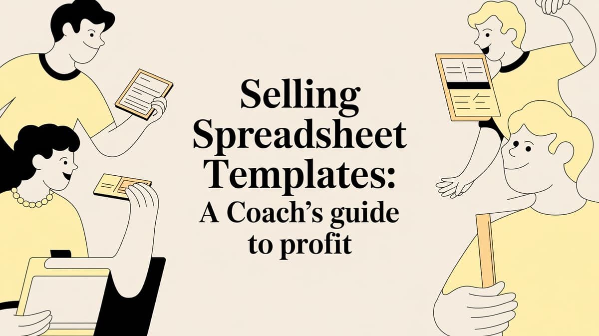 Selling Spreadsheet Templates: A Coach's Guide to Profit