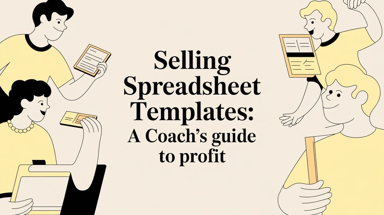 Selling Spreadsheet Templates: A Coach's Guide to Profit