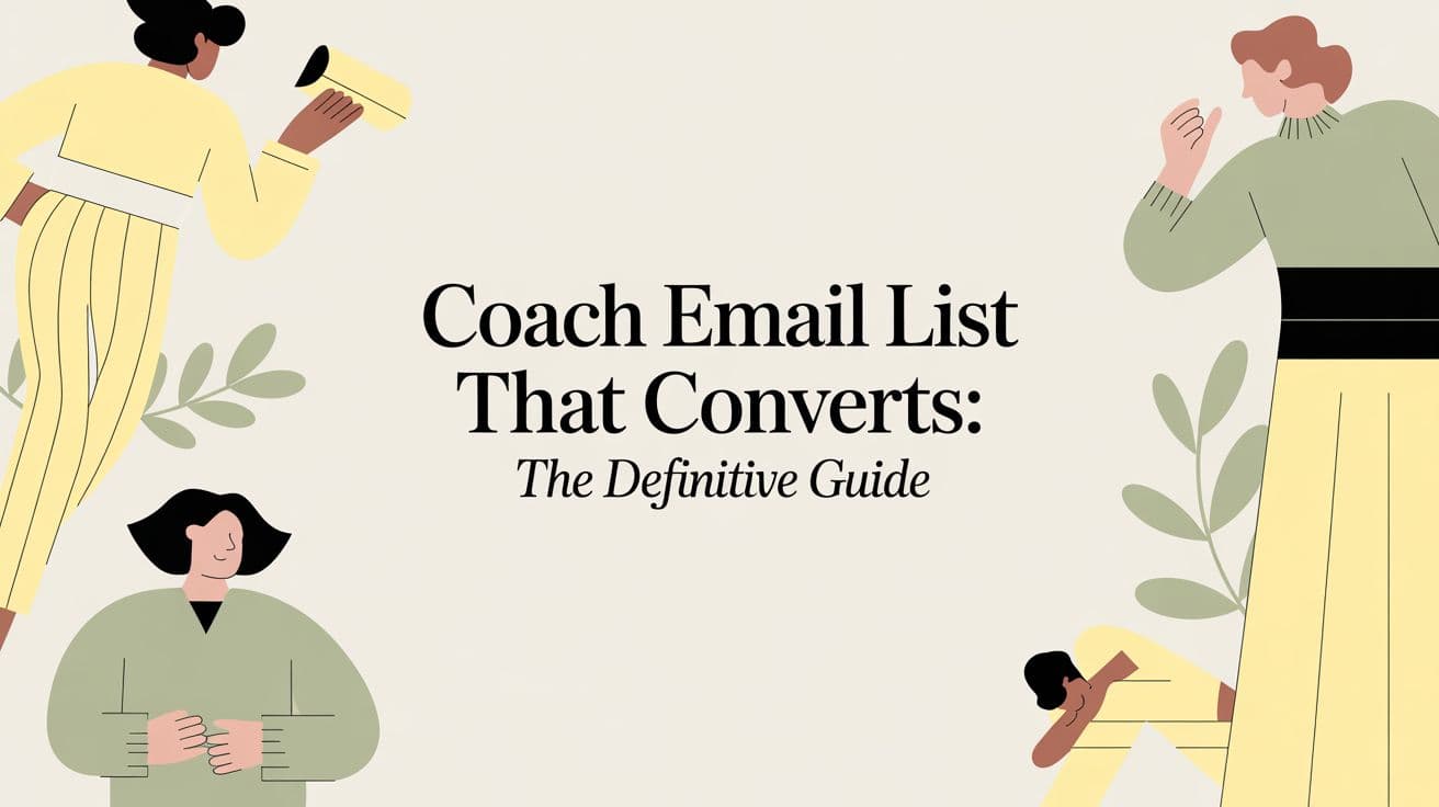 Coach Email List That Converts: The Definitive Guide