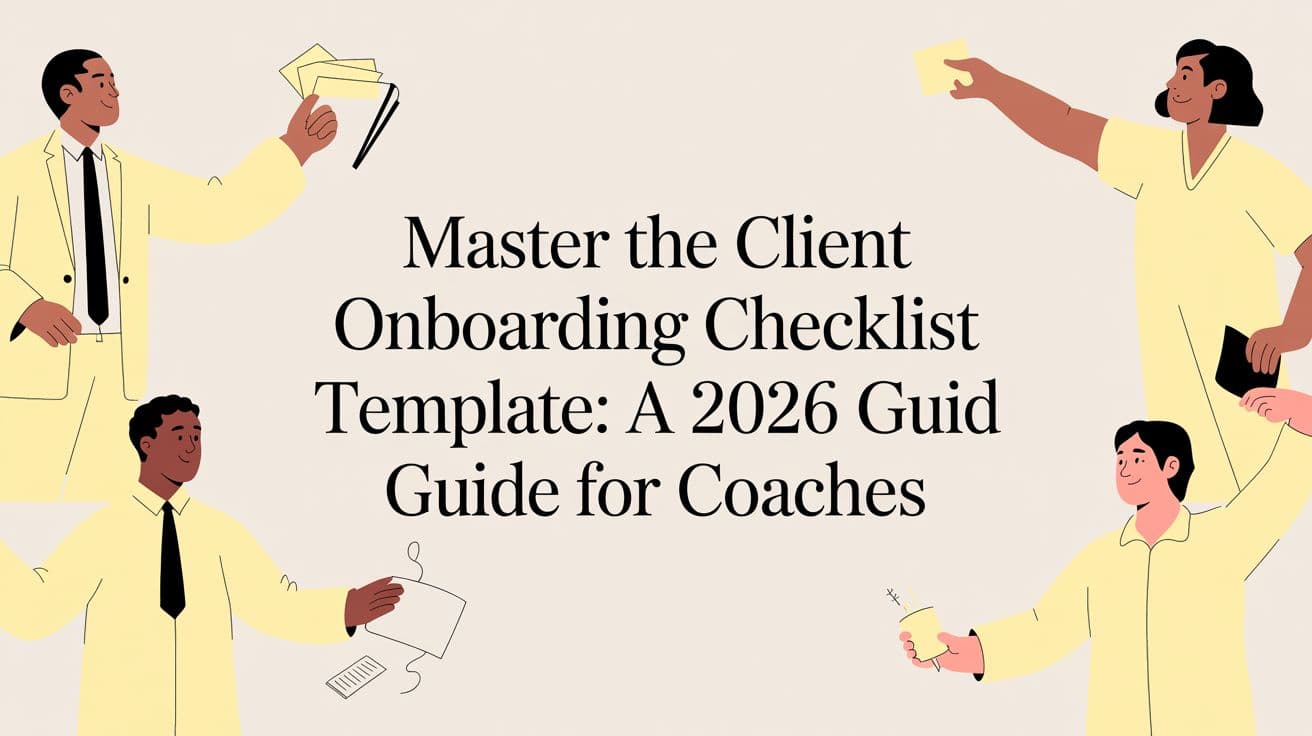 Master the client onboarding checklist template: A 2026 guide for coaches