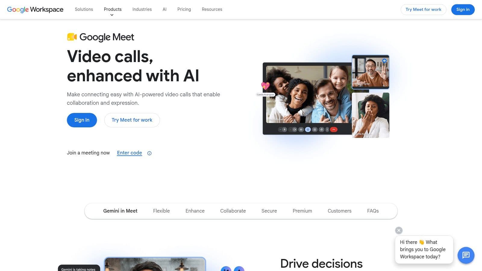 Google Meet (via Google Workspace)