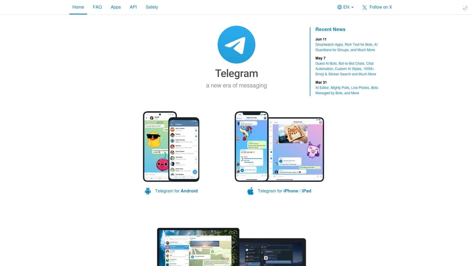 Telegram (with optional Telegram Premium)