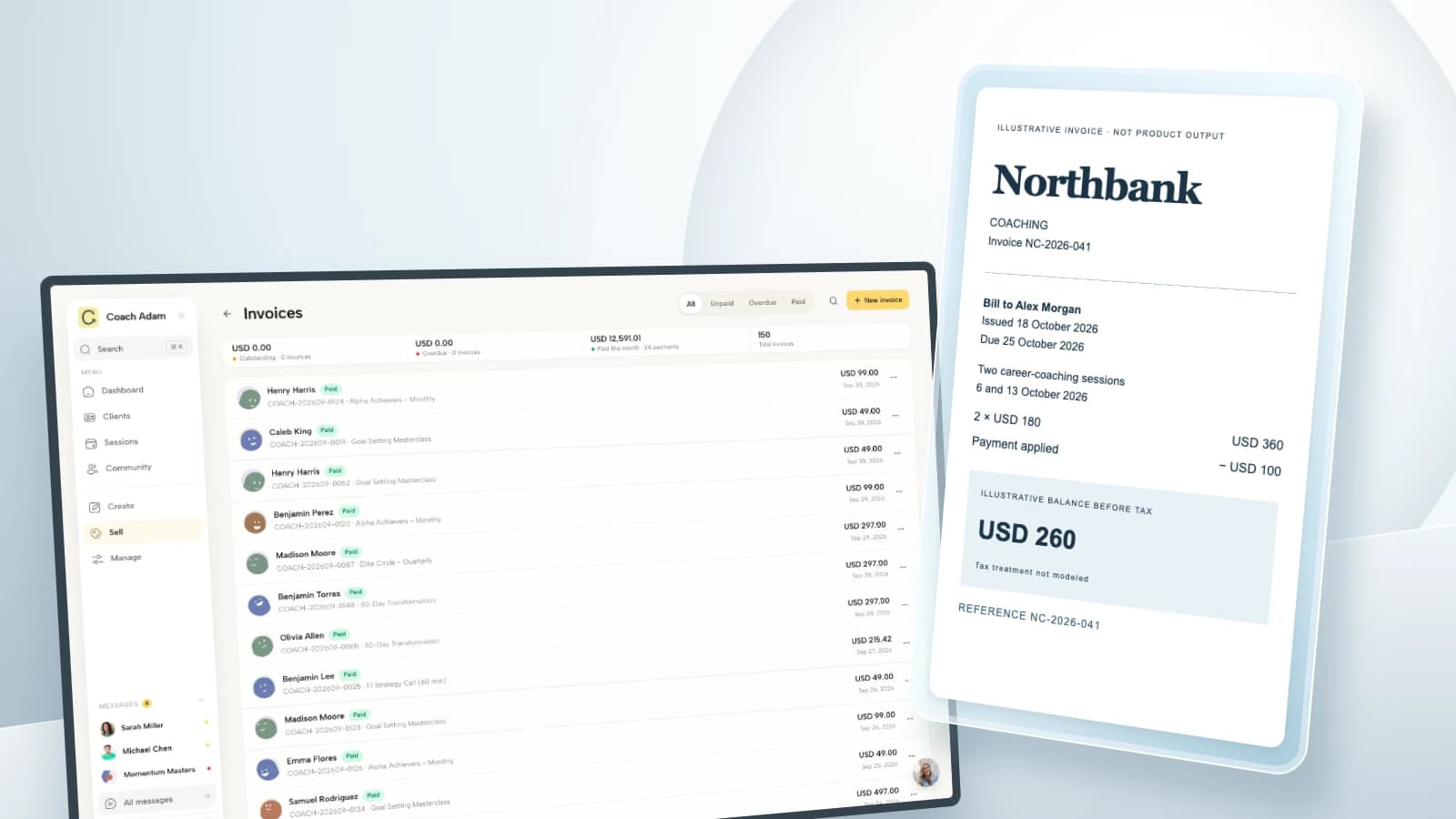 Coaching Invoice Template: A Filled Example and 7 Checks