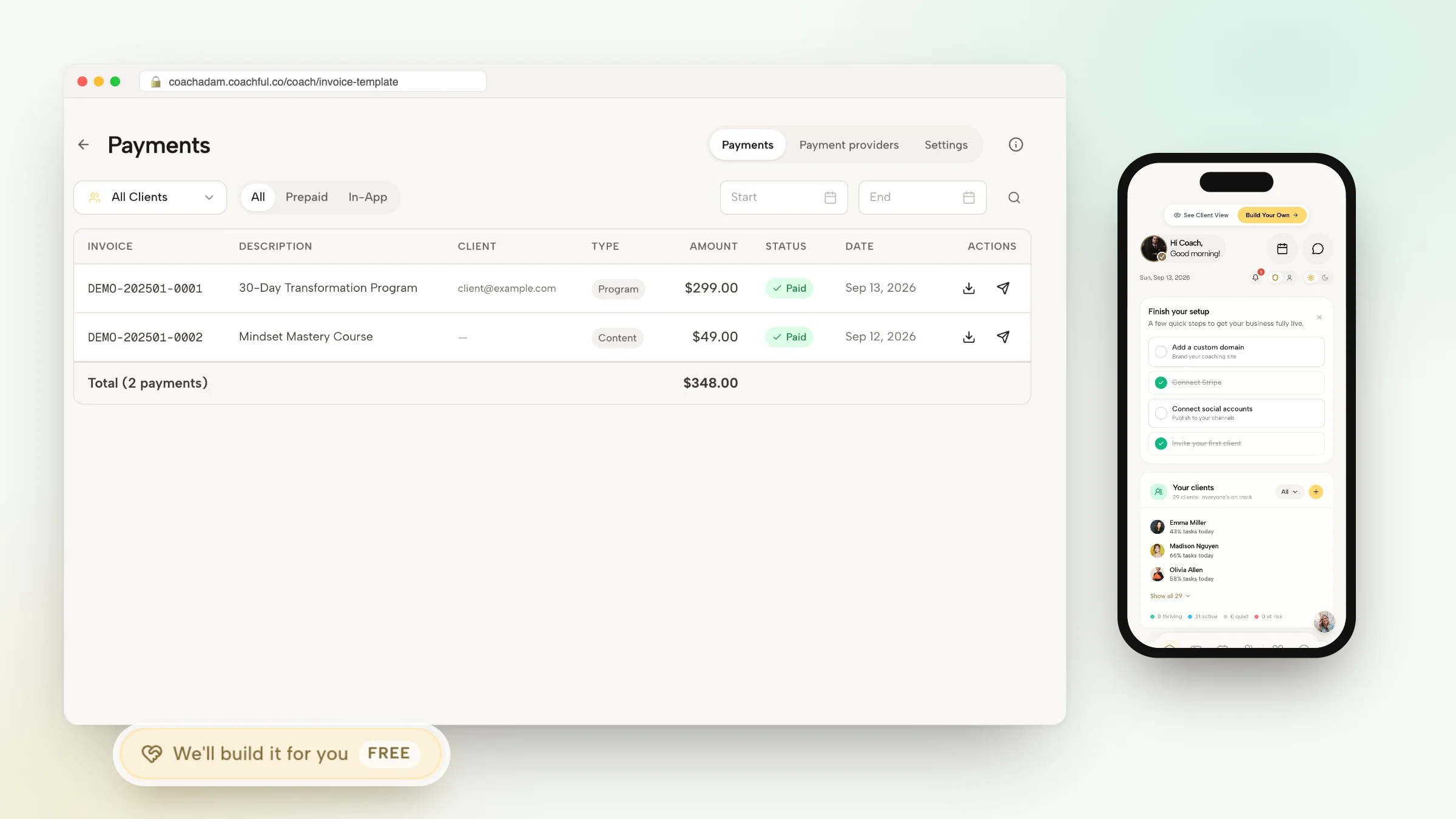 Coaching Invoice Template & Practice Billing Guide