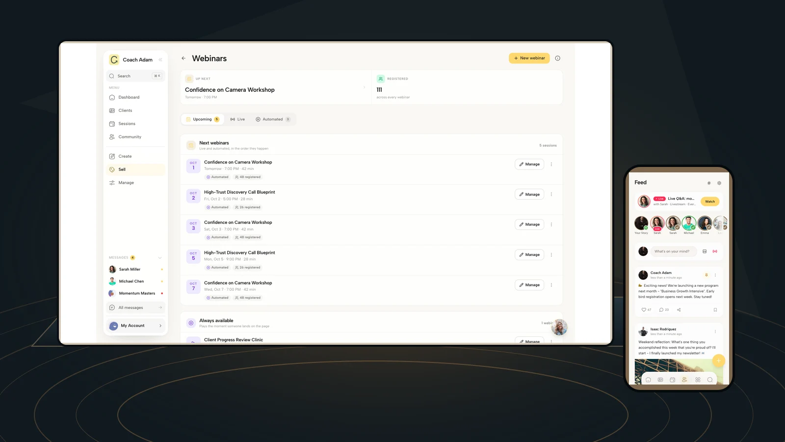 How to Run a Coaching Webinar Q&A: 7 Steps and a Host Script