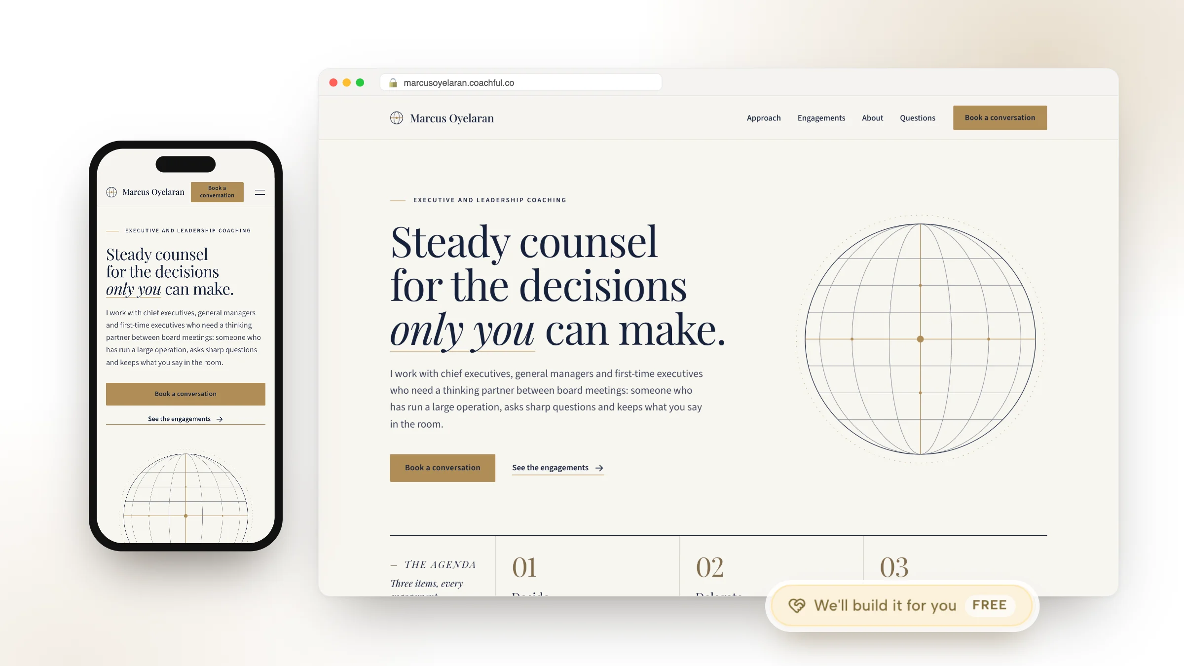 Executive Coach Website: What Senior Buyers Look For