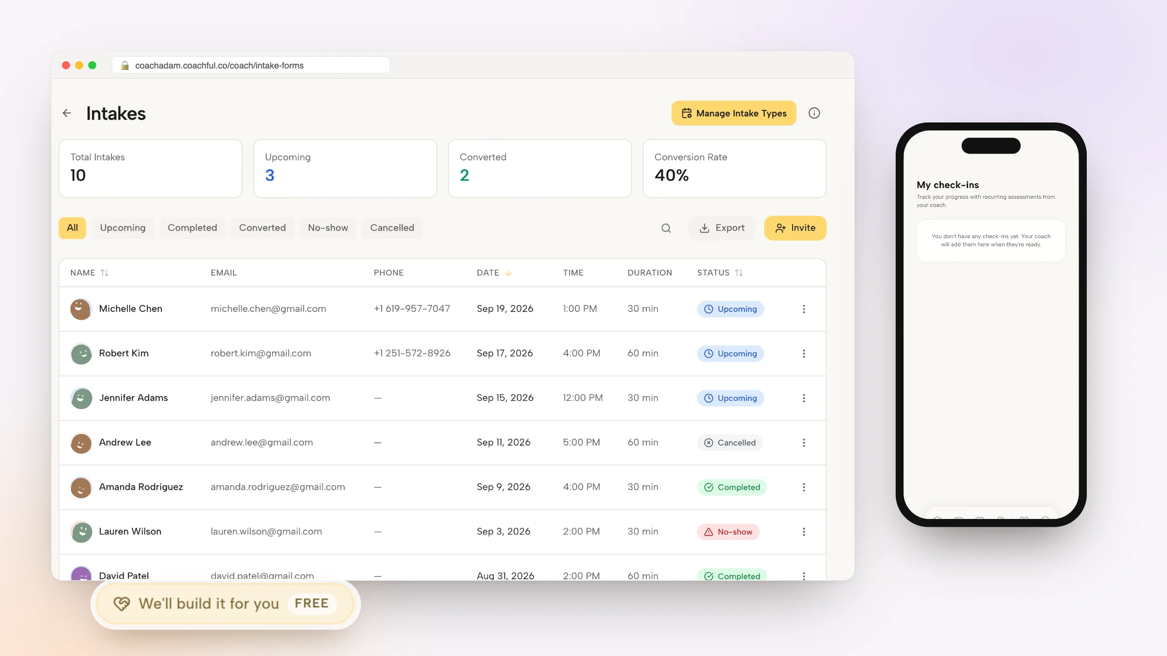 How to Run Coaching Intake Without Typeform Platform