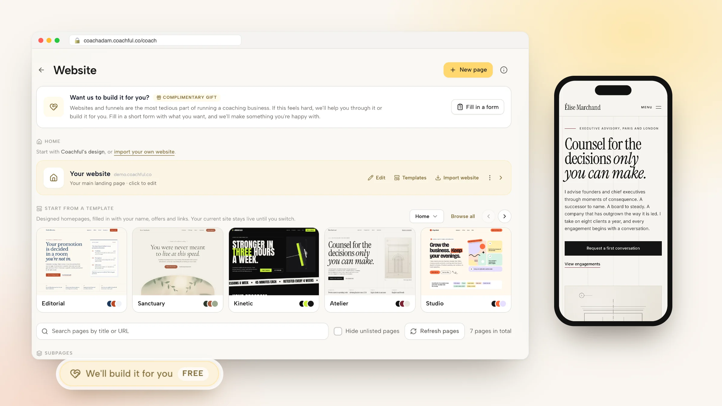 How to Move a Coaching Website Off Kajabi, Wix or Squarespace