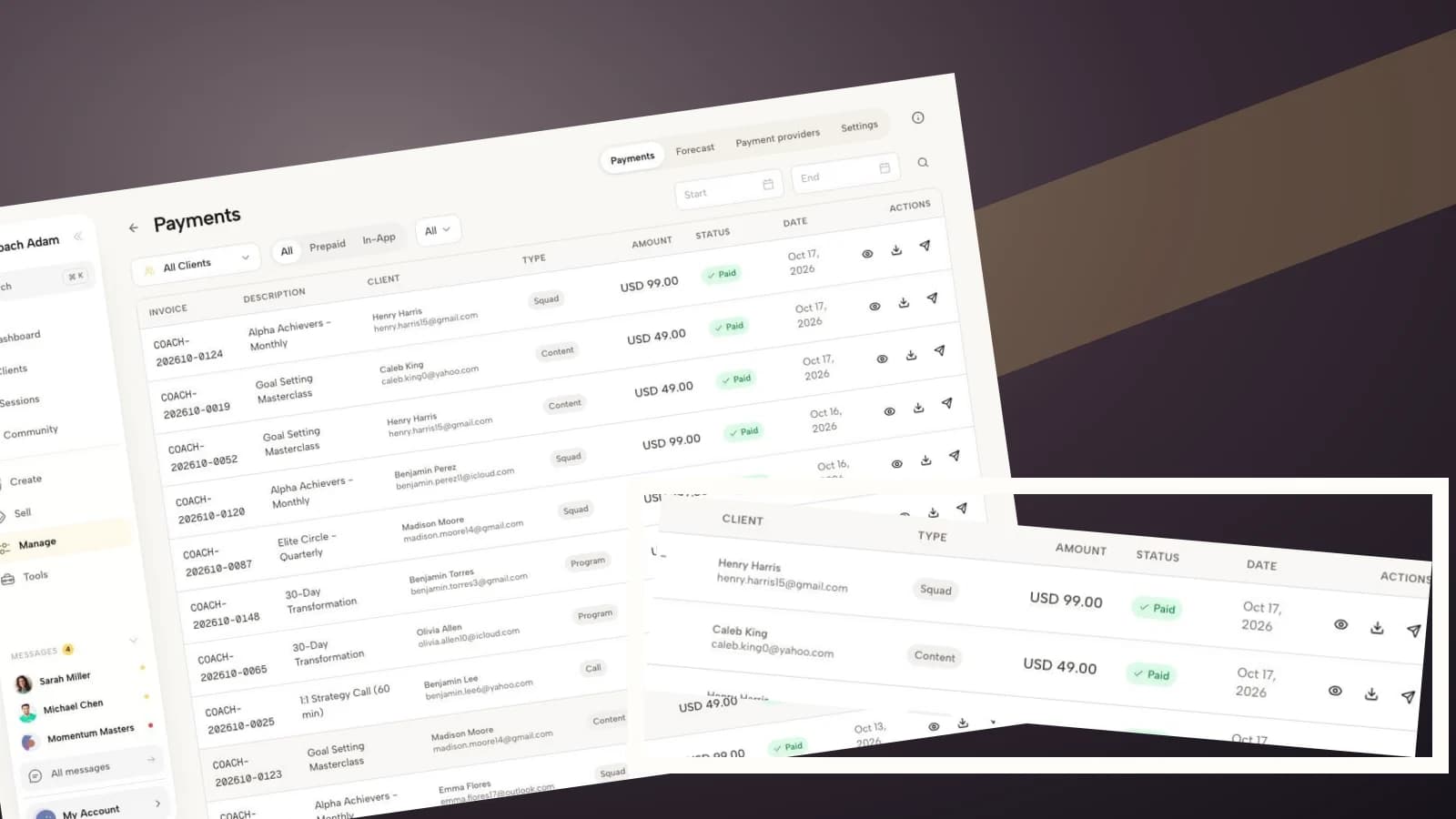Payment Reminder Email for Coaches: 5 Templates