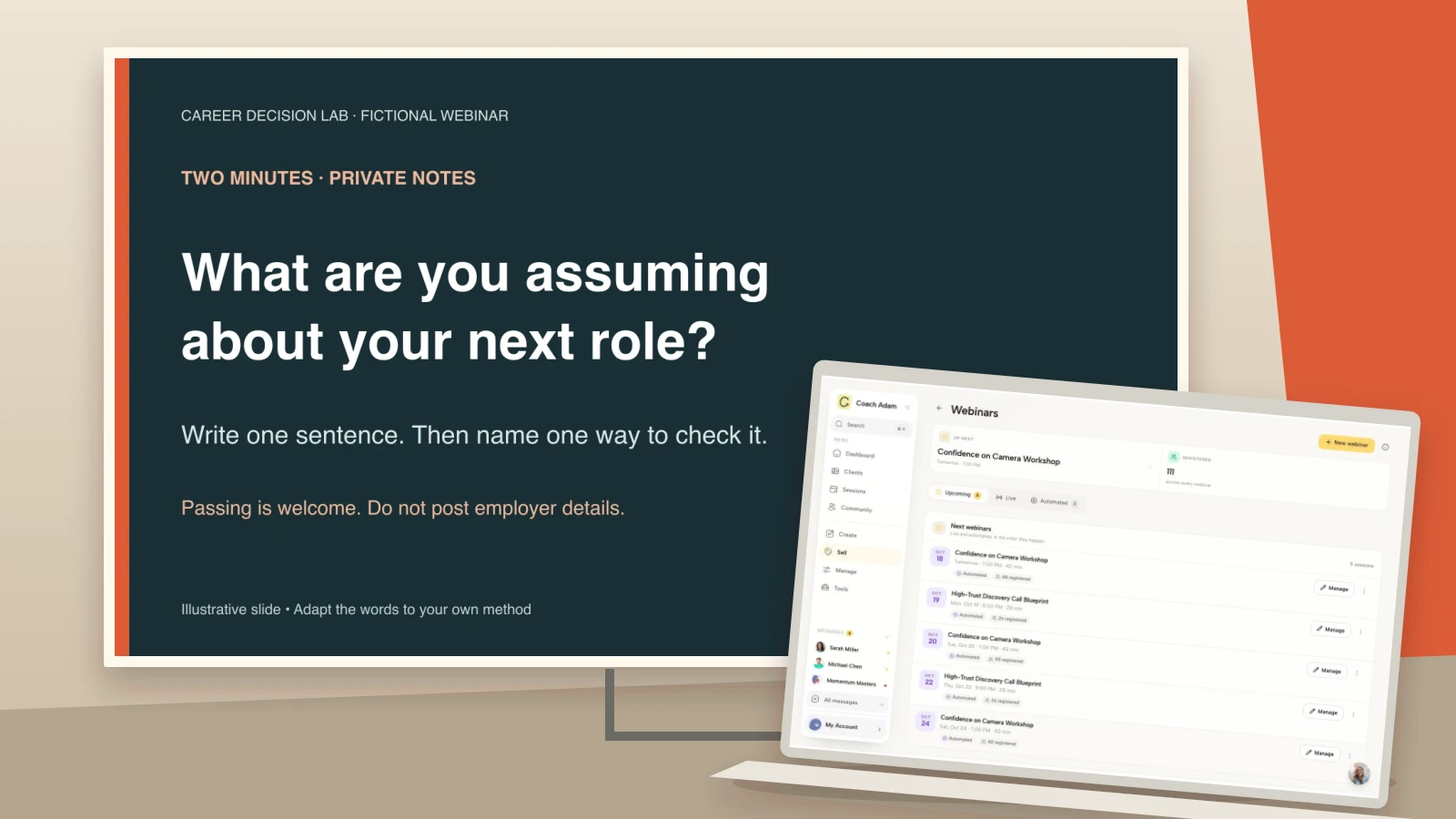 Webinar Presentation Template for Coaches: 12 Slides to Adapt
