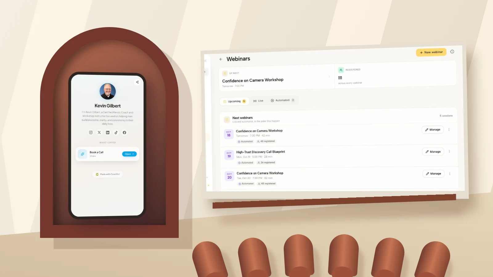 Workshop Landing Page Template for Coaches: 7 Sections