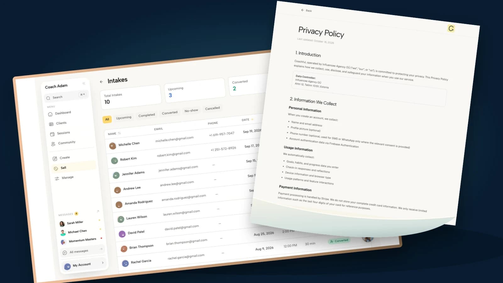 Privacy Policy for a Coaching Business: 7 Sections to Check